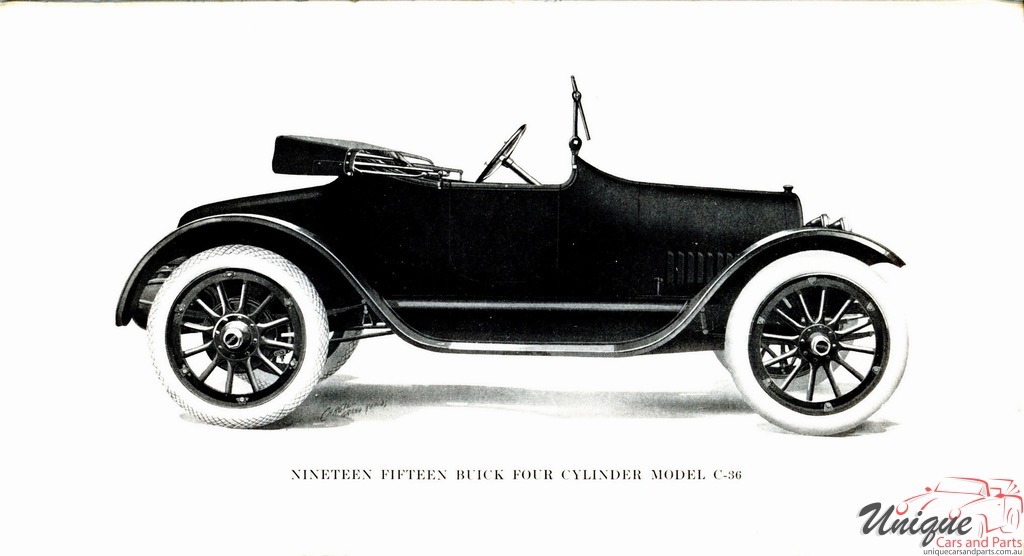 1915 Buick Specifications Folder Page 15